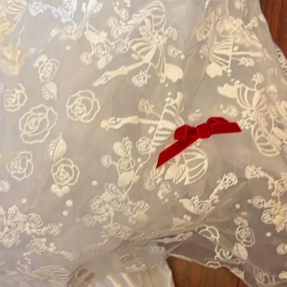 Disney Parks Mary Poppins Elegant Red and White Kids Costume w/matching Hat - Picture 6 of 14